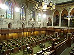 Interior of House of Commons of Canada