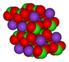 The crystal structure of potassium chlorate