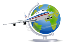 Airplane-globe.svg