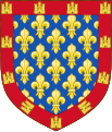 1st arms of Charles of France before Anjou, the castles representing his mother, Blanche of Castile