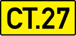 CT.27 Expressway shield}}