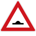 Caution, speed bump