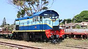 1107 sitting at the Bellarine Railway