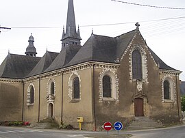 The west door of the church