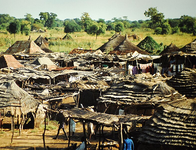 Файл:Huts outside Wau,Sudan.jpg