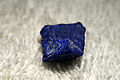 A small sample of uncut lapis lazuli.