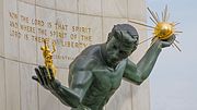 The Spirit of Detroit (Marshall Fredericks, 1958) in Detroit, Michigan, United States