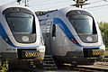 Commuter trains waiting for next assignment in Marsta