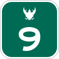 for exit signs (Usually at Thai motorway network)