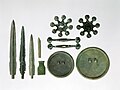 Bronze artifacts from Daegok-ri, Hwasun, Korea