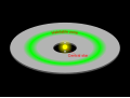 A schematic illustration of an Alderson disk.