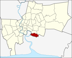 Khet location in Bangkok