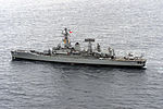 Fragata Almirante Lynch (PFG-07) de la Armada de Chile. Actualmente BAE Morán Valverde de la Armada de Ecuador