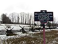 Historical marker denoting Fillmore's birthplace in Summerhill, New York