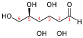 Glucose chain structure numbered.svg