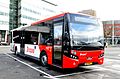 Image 262A typical transit bus in Eindhoven. The floor between the doors is low to allow for easy entry and egress. (from Transit bus)