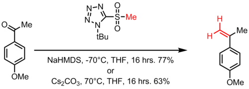 Julia-Kocienski olefination wiki