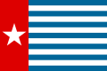 Image 23Since 2002, display of the flag of West Papua is allowed in West Papua only if accompanied by, and not raised higher than, the flag of Indonesia. (from History of Western New Guinea)