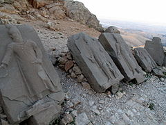 West Terrace: Sand Stone Stele / Stelae of Persian