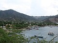 View of Taganga harbour from the north