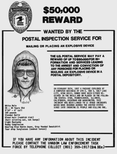 File:USPIS Unabomber Wanted Poster.png