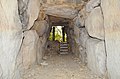 Passageway of Bakuya Kofun looking towards entry