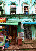 Buildings in downtown Yangon