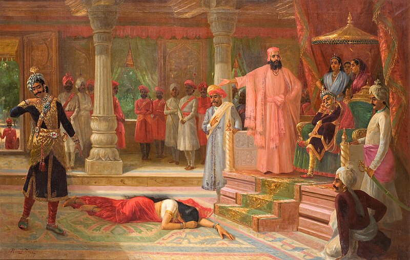 File:Draupadi humiliated RRV.jpg