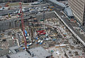 Construction of the Freedom Tower, as of March 26, 2007