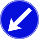 Pass designated place on left