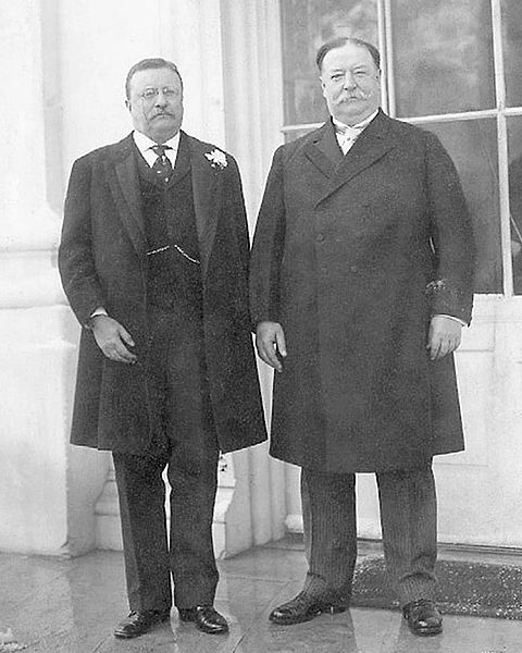 Archivo:Roosevelt and Taft, 1909.JPG