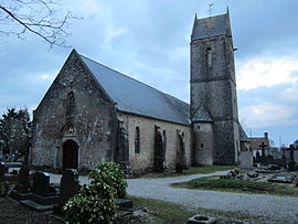 The church of Saint-Martin de Montaigu-la-Brisette