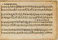 Vol. 1 (1765), p. 3, containing BWV 267 by J. S. Bach and BWV Anh. 203 by D. Vetter.[28]