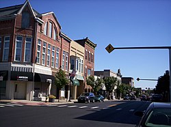 East Main Street, downtown