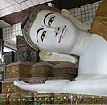 Shwethalyaung Buddha (Closeup)