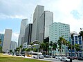 The southern ends of both Biscayne Boulevard and the Biscayne Wall, 2006