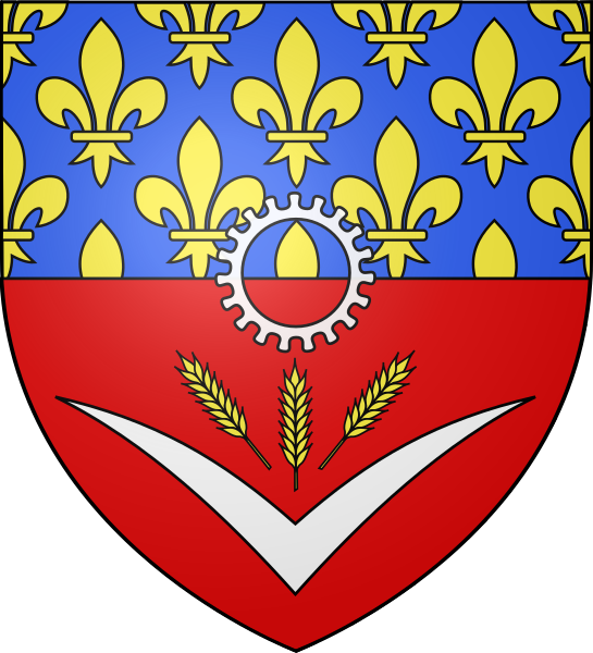 Файл:Blason département fr Seine-Saint-Denis.svg