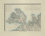 Gunnlaugsson's 1844 map of Iceland