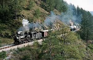 Special steam-hauled freight train in 2003