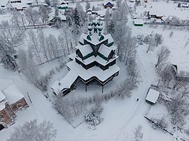 Общий вид церкви с воздуха