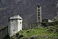 Polygonal tower and church tower