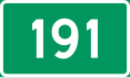 National Road 191 shield