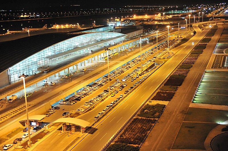 File:Tehran IKIA at Night.jpg