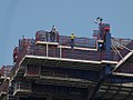 Construction workers on Atlantic Bridge (1 February 2018)