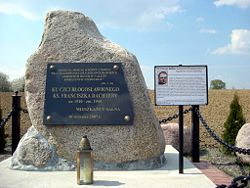 Franiszek Dachtera monument in Salno