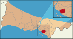 Location of Maltepe in Istanbul