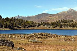 Laguna de Mucubají en la Sierra Nevada de Mérida.