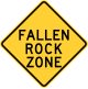 Fallen rock, New York State and Kentucky