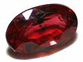 Natural Ruby with inclusions