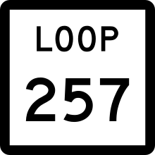 Texas Loop 257.svg